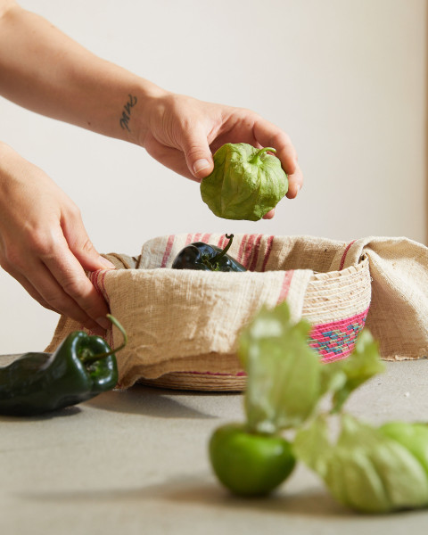 Fresh Tomatillos and Poblanos - banner image