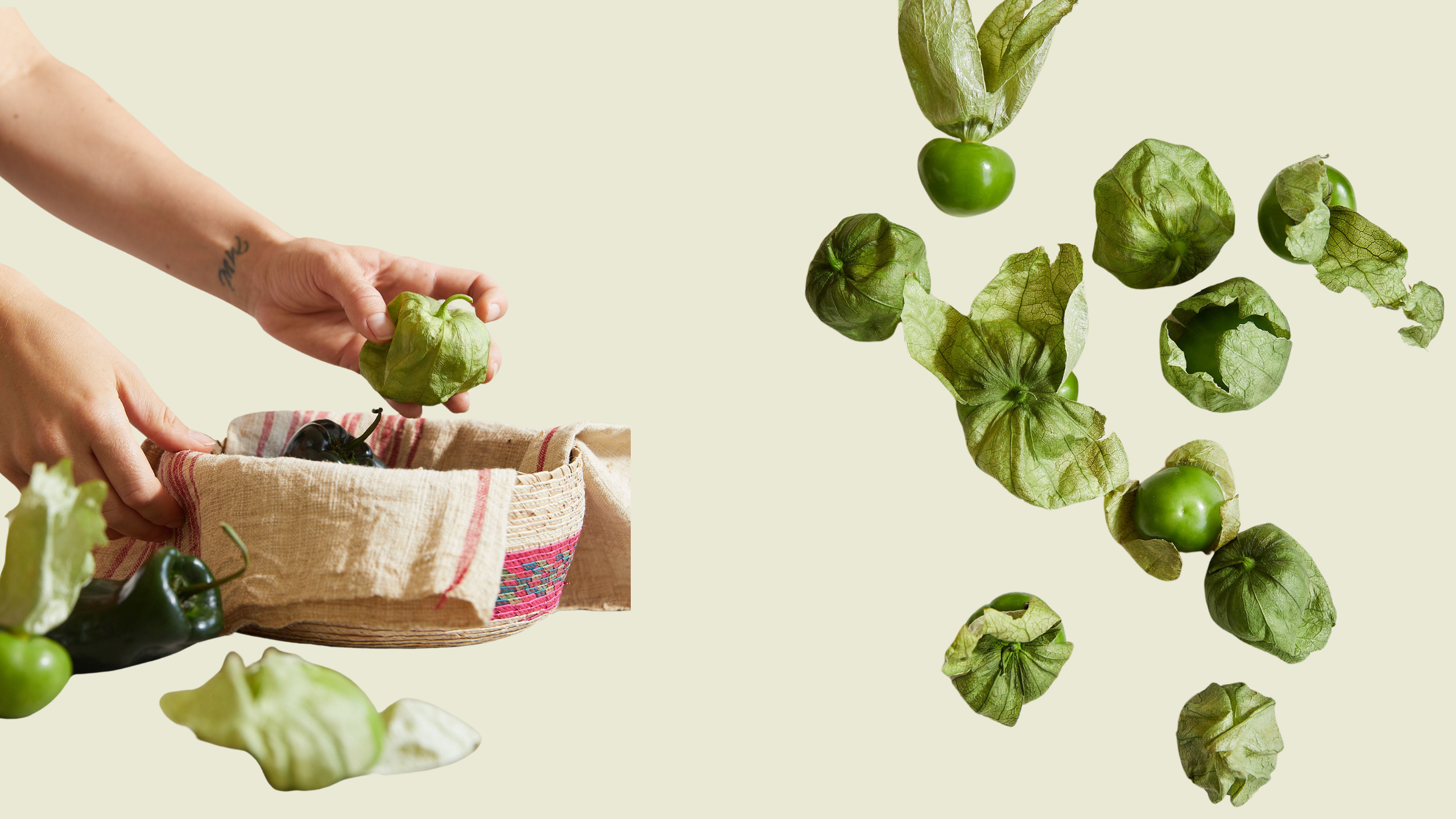 Fresh Chillies and Tomatillos - banner image